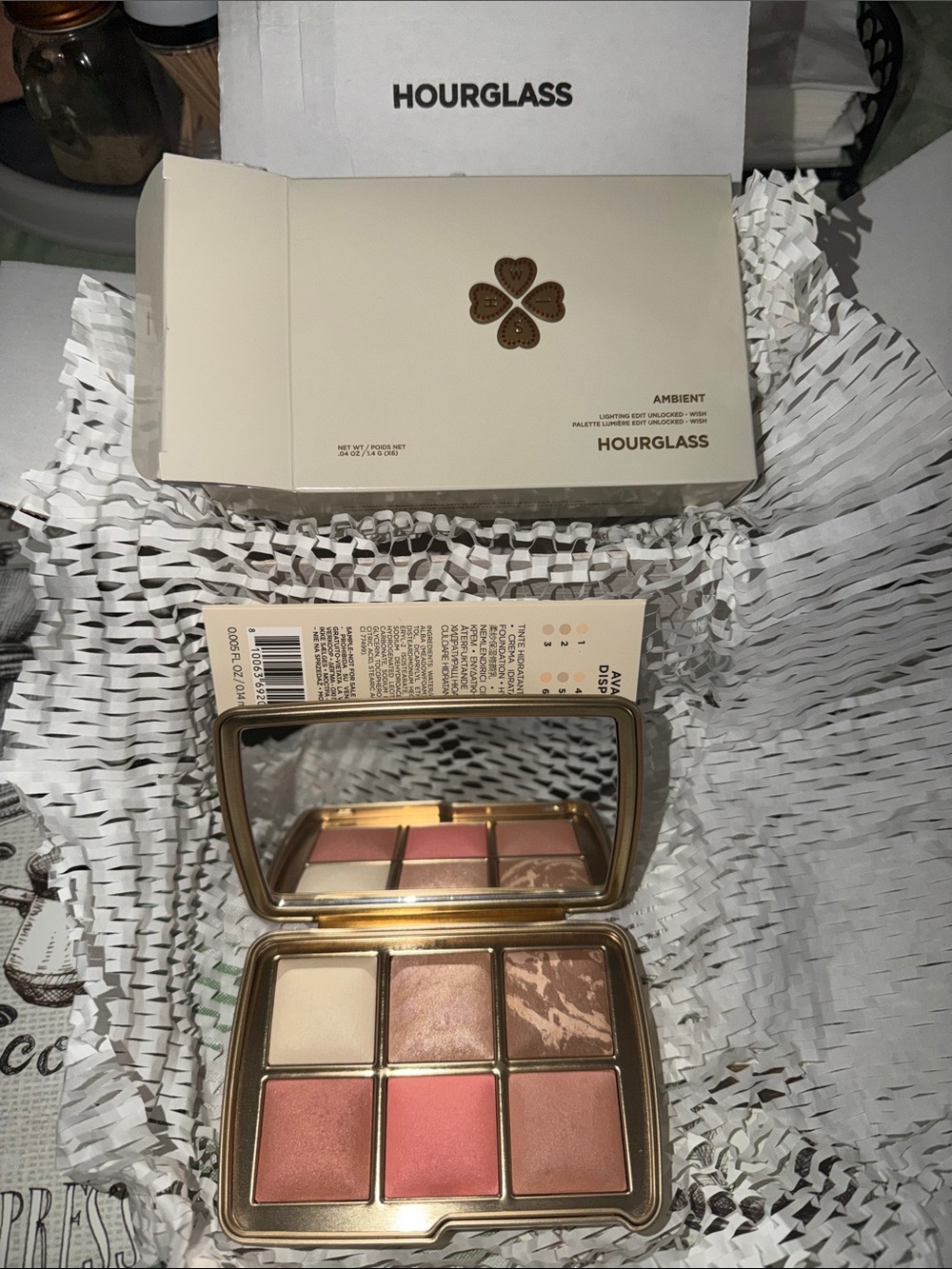 Hourglass Ambient Lighting Edit Palette — Pink, Champagne & Bronze Tones